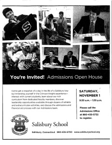 SALISBURY OPEN HOUSE flyer 11.1.14